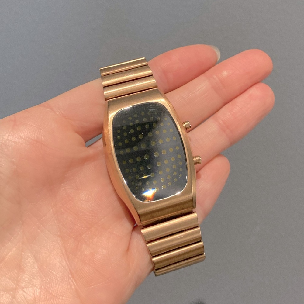 Limited Edition Tokyoflash Pimp Pleasure Seeker Led Watch - Copper Made In Japan